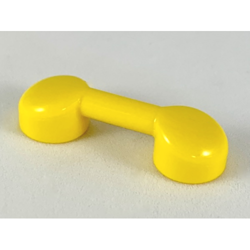 Деталь LEGO 6190 Bar 1 x 3 with 2 Stud Receptacles (Radio Handle / Telephone Handset) - Yellow