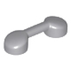 Bar 1 x 3 with 2 Stud Receptacles (Radio Handle / Telephone Handset) - Light Bluish Gray