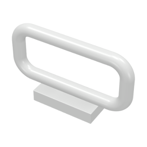 Деталь LEGO 6187 Bar 1 x 4 x 2 - White