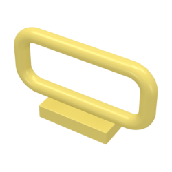 Bar 1 x 4 x 2 - Bright Light Yellow