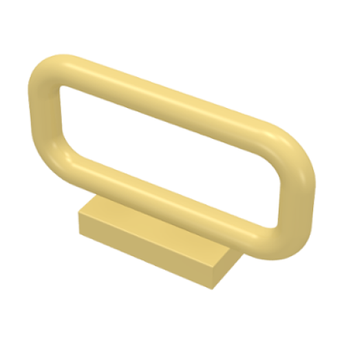 Деталь LEGO 6187 Bar 1 x 4 x 2 - Light Yellow