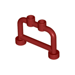 Bar 1 x 4 x 2 with Open Studs - Dark Red