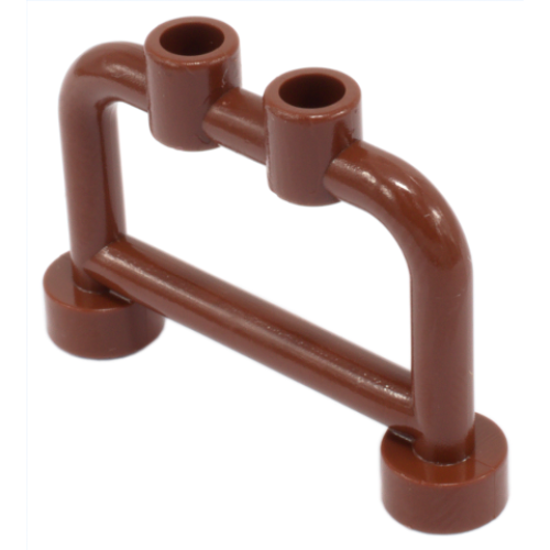 Деталь LEGO 4083 Bar 1 x 4 x 2 with Open Studs - Reddish Brown