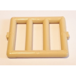 Bar 1 x 4 x 3 Window Grille - Tan