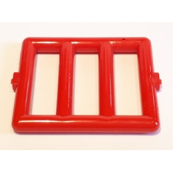 Bar 1 x 4 x 3 Window Grille - Red