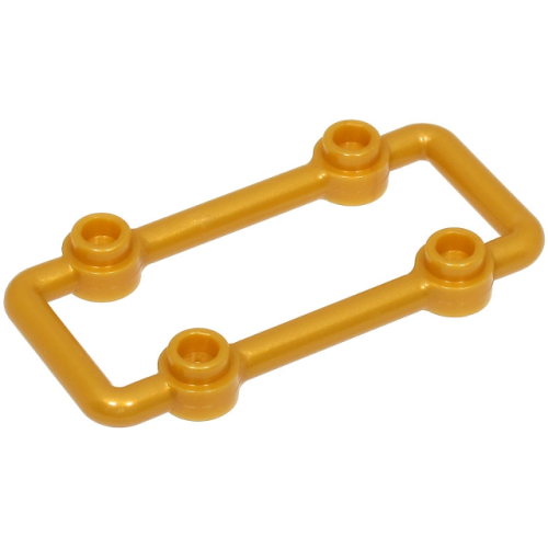 Деталь LEGO 23444 Bar 1 x 6 x 3 with 4 Studs - Pearl Gold