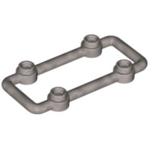 Деталь LEGO 23444 Bar 1 x 6 x 3 with 4 Studs - Flat Silver