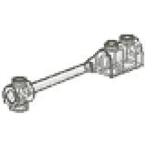 Деталь LEGO 30359 Bar 1 x 8 with Brick 1 x 2 Curved Top End (Undetermined Type) - Trans-Clear