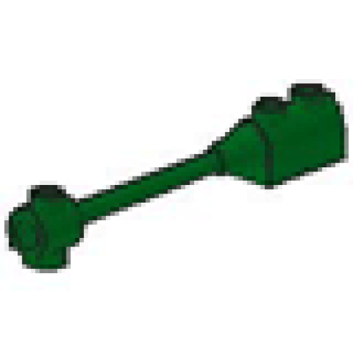 Деталь LEGO 30359 Bar 1 x 8 with Brick 1 x 2 Curved Top End (Undetermined Type) - Green