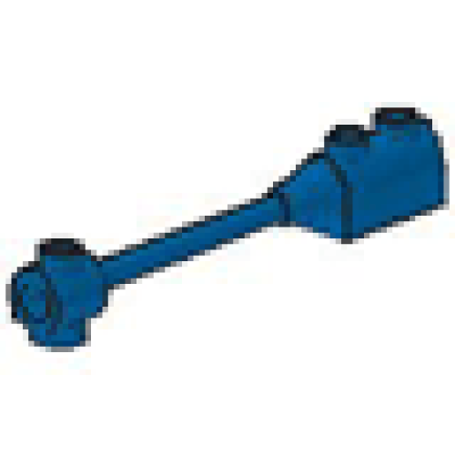 Деталь LEGO 30359 Bar 1 x 8 with Brick 1 x 2 Curved Top End (Undetermined Type) - Blue