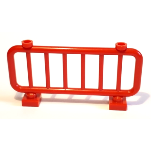 Деталь LEGO 2583 Bar 1 x 8 x 3 Grille (Fence) - Red
