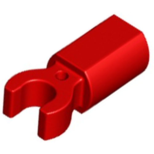 Деталь LEGO 11090 Bar Holder with Clip - Red