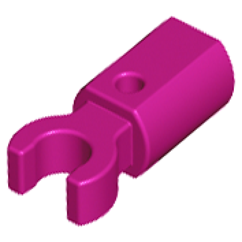 Деталь LEGO 11090 Bar Holder with Clip - Magenta