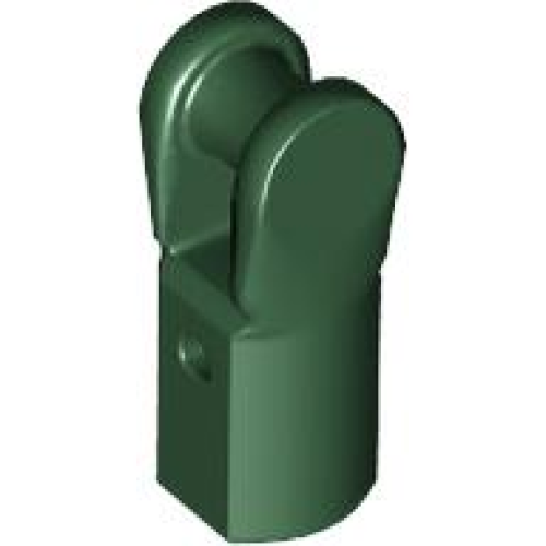 Деталь LEGO 23443 Bar Holder with Handle - Dark Green