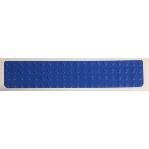 Деталь LEGO bb0726 Baseplate 4 x 20 - Blue