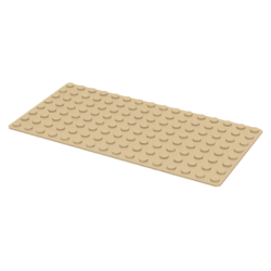 Baseplate 8 x 16 - Tan