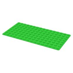 Baseplate 8 x 16 - Bright Green