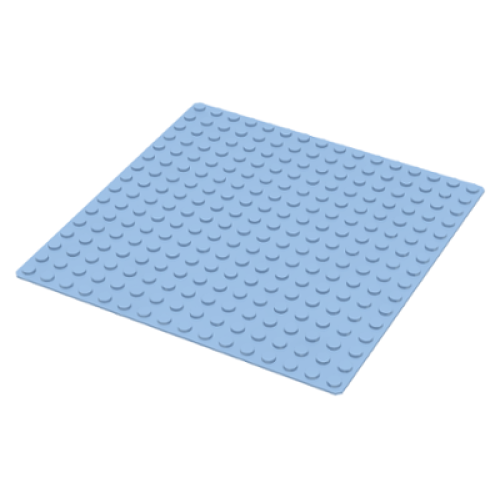 Деталь LEGO 3867 Baseplate 16 x 16 - Bright Light Blue