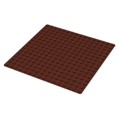 Деталь LEGO 3867 Baseplate 16 x 16 - Brown