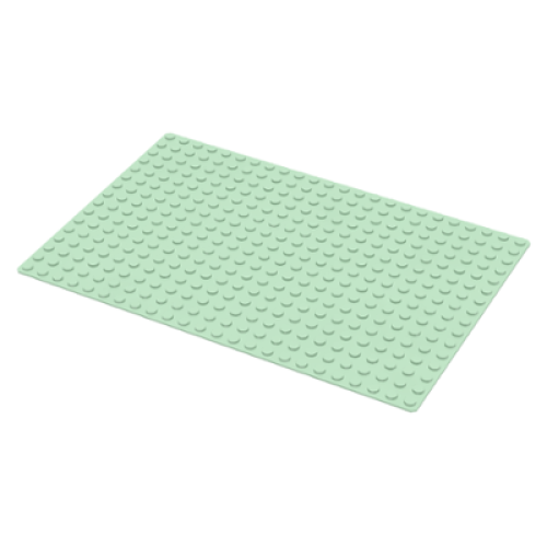 Деталь LEGO 3334 Baseplate 16 x 24 - Light Green
