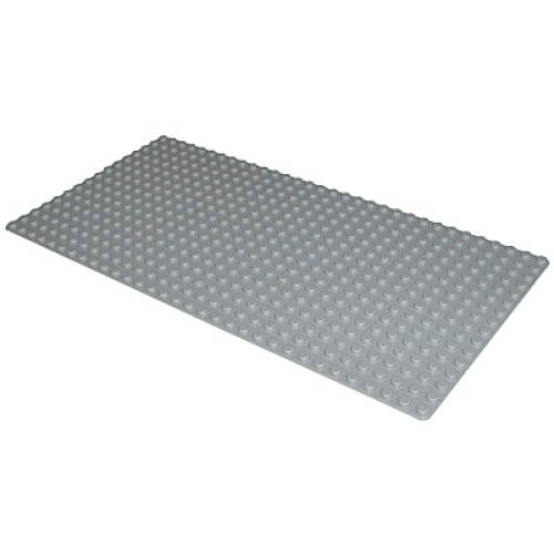 Деталь LEGO 3857 Baseplate 16 x 32 - Light Gray