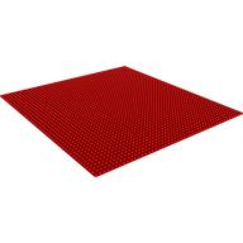 Деталь LEGO 4186 Baseplate 48 x 48 - Red