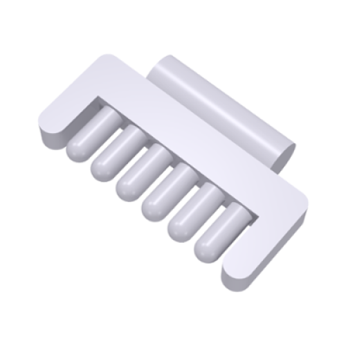 Деталь LEGO 30112b Belville Accessories Horse Comb - Light Violet