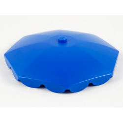 Belville Umbrella Top with Rounded Bottom Flaps - Blue Belville Umbrella Top with Rounded Bottom Flaps - Blue