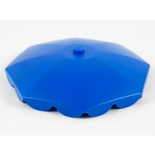 Деталь LEGO 6252 Belville Umbrella Top with Rounded Bottom Flaps - Blue