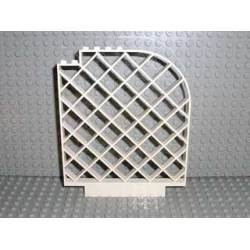 Belville Wall, Lattice 12 x 1 x 12 Curved - White