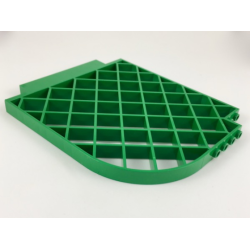 Belville Wall, Lattice 12 x 1 x 12 Curved - Green