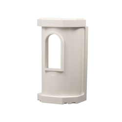 Belville Wall, Tower with Window - White