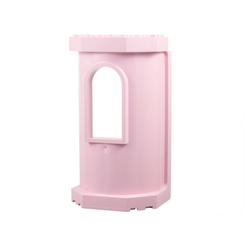Деталь LEGO 33213 Belville Wall, Tower with Window - Pink