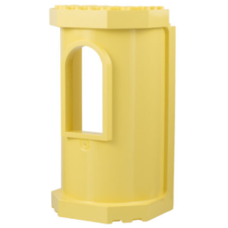 Belville Wall, Tower with Window - Light Yellow