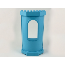 Belville Wall, Tower with Window - Sky Blue