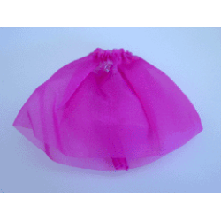 Belville, Clothes Skirt Long, Sheer with Jewel - Dark Pink