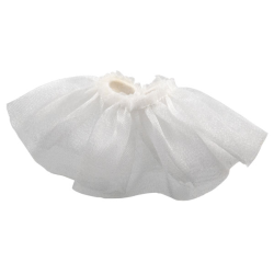 Belville, Clothes Skirt Short, Sheer - 3cm Length - White