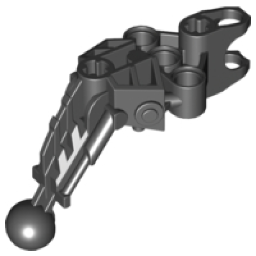 Деталь LEGO 60900 Bionicle Arm / Leg Upper Section (Solek) - Black