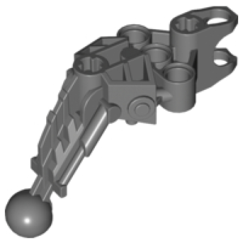 Деталь LEGO 60900 Bionicle Arm / Leg Upper Section (Solek) - Dark Bluish Gray