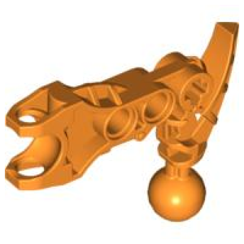 Деталь LEGO 60896 Bionicle Arm Av-Matoran with Ball Joint and Ball Socket - Orange