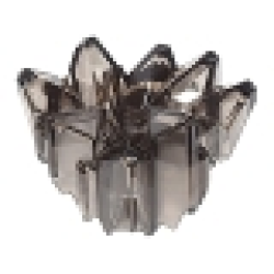 Bionicle Armor Crystal Cluster - Trans-Brown