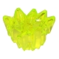 Bionicle Armor Crystal Cluster - Trans-Neon Green