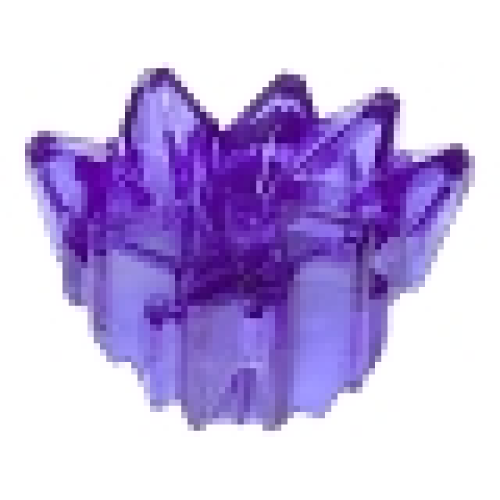 Деталь LEGO 25534 Bionicle Armor Crystal Cluster - Trans-Purple