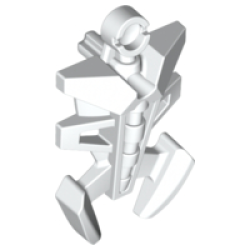 Деталь LEGO 87790 Bionicle Armor Small Triangular with Pincer End - White