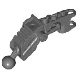 Bionicle Av-Matoran Leg Section with Ball Joint and Ball Socket - Dark Bluish Gray Bionicle Av-Matoran Leg Section with Ball Joint and Ball Socket - Dark Bluish Gray