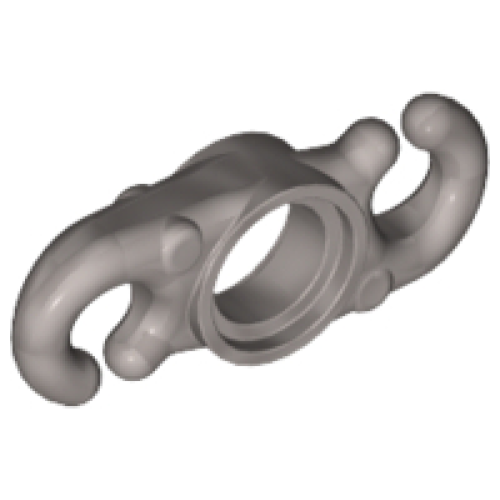 Деталь LEGO 53551 Bionicle Chain Link Section - Flat Silver