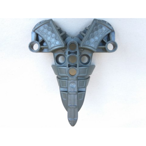 Деталь LEGO 53547 Bionicle Chest Armor, Toa Inika - Type 2 - Pearl Dark Gray