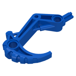Bionicle Claw Hook with Axle - Blue