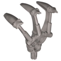 Bionicle Claw with Axle - Pearl Light Gray