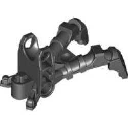 Bionicle Foot Claw with Ball Socket - Dark Bluish Gray